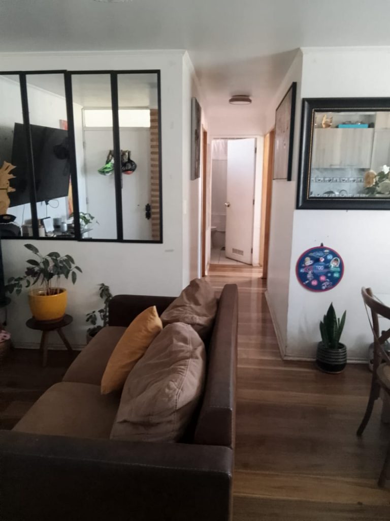 Departamento 3D 1B en condominio cerrado – Los Molinos, La Calera – Cód. L002 – $380.000