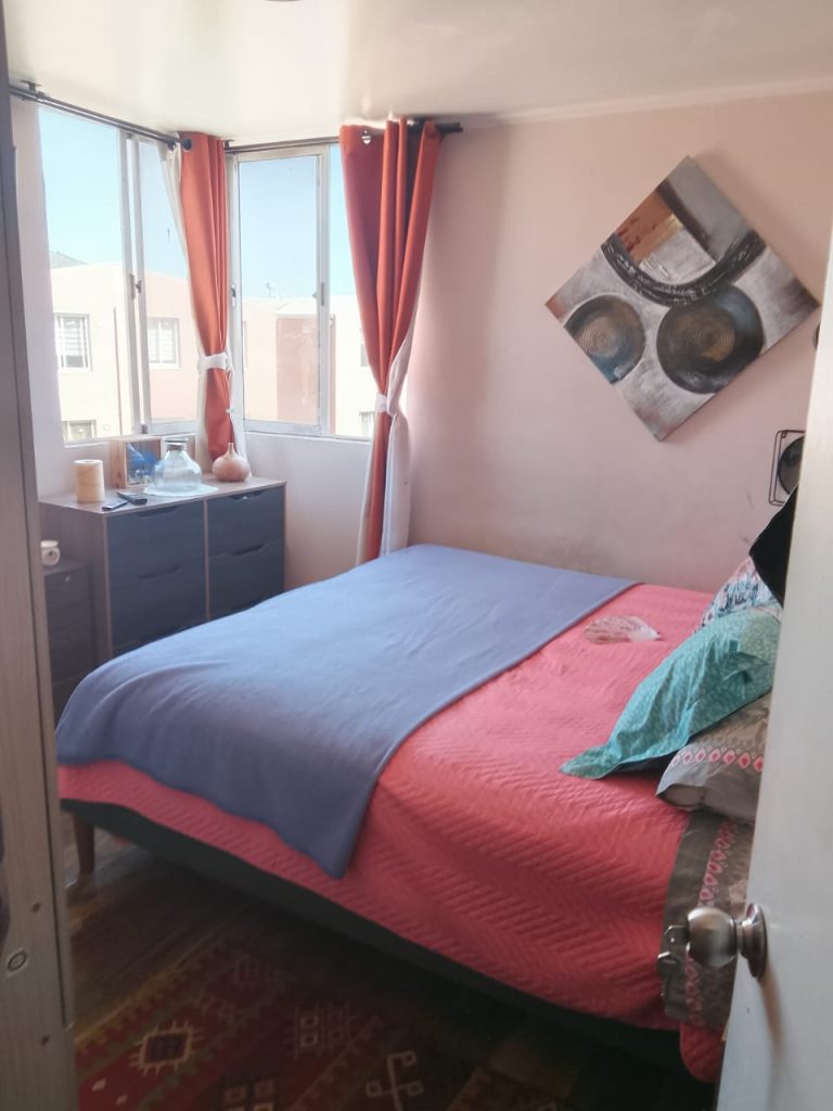 Departamento 3D 1B en condominio cerrado – Los Molinos, La Calera – Cód. L002 – $380.000